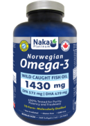 Naka Omega-3 (Norwegian) 1430mg - 160 Softgels
