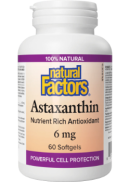 Natural Factors Astaxanthin 6mg - 60 Softgels