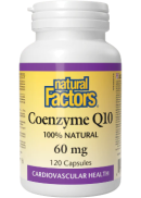 Natural Factors Coenzyme Q10 60mg - 120 Caps