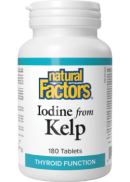 Natural Factors Iodine From Kelp - 180 Tabs