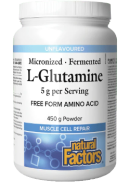 Natural Factors L-Glutamine - 450g Powder