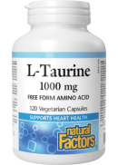 Natural Factors L-Taurine 1000mg - 120 V-Caps