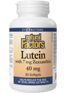 Natural Factors Lutein 40mg - 30 Softgels