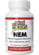 Natural Factors NEM 500mg - 60 V-Caps