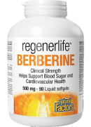 Natural Factors RegenerLife Berberine 500mg - 90 Liquid Softgels