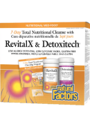 Natural Factors RevitalX & Detoxitech 7-Day Total Nutritional Cleanse - 1 Kit