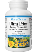 Natural Factors Ultra Prim Evening Primrose Oil 500mg - 90 Softgels