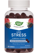 Nature's Way Less Stress Ashwagandha Gummies (Mixed Berry) - 60 Gummies