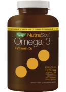 Nutra Sea Omega-3 + Vitamin D3 (Lemon) - 240 Softgels