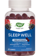 Nature's Way Sleep Well Melatonin Gummies (Mixed Berry) - 60 Gummies