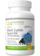Naturopathic Labs Black Cumin Seed Oil 500mg - 60 Softgels