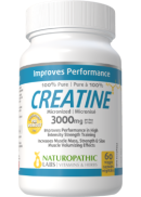 Naturopathic Labs Creatine 3000mg (Micronized) - 60 V-Caps