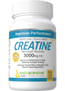 Naturopathic Labs Creatine 3000mg (Micronized) - 60 V-Caps