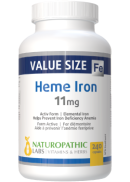 Naturopathic Labs Heme Iron 11mg - 240 Caps