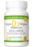Naturopathic Labs Vitamin D 1,000iu (Vegan) - 60 Caps