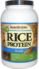 NutriBiotic Rice Protein (Plain) - 3lbs