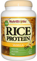NutriBiotic Rice Protein (Vanilla) - 600g