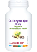 New Roots Co-Enzyme Q10 60mg - 60 V-Caps