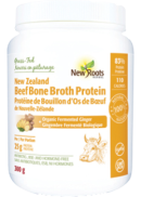 New Roots New Zealand Beef Bone Broth Protein + Organic Fermented Ginger - 300g