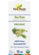 New Roots Tea Tree Essential Oil (100% Pure, Organic) - 15ml
