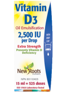 New Roots Vitamin D3 2,500iu Extra Strength - 15ml
