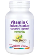 New Roots Vitamin C Sodium Ascorbate Powder 100% - 250g