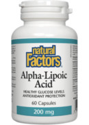 Natural Factors Alpha Lipoic Acid 200mg - 60 Caps