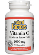 Natural Factors Vitamin C Calcium Ascorbate 1,000mg - 90 Caps