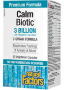 Natural Factors CalmBiotic (3 Billion Active Cells) - 30 V-Caps