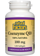 Natural Factors Coenzyme Q10 100mg - 120 Softgels