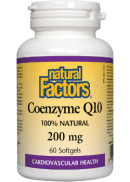 Natural Factors Coenzyme Q10 200mg - 60 Softgel