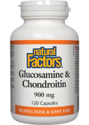 Natural Factors Glucosamine & Chondroitin 900mg - 120 Caps