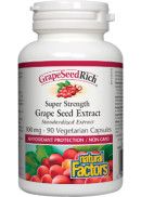 Natural Factors GrapeSeedRich Super Strength 100mg - 90 Caps