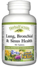 Natural Factors Lung Bronchial & Sinus - 90 Tabs