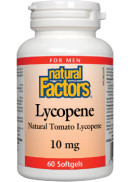 Natural Factors Lycopene 10mg - 60 Softgels