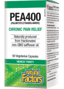 Natural Factors PEA400 (Palmitoylethanolamide) - 90 V-Caps