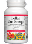 Natural Factors Pollen Plus Energy - 90 Caps