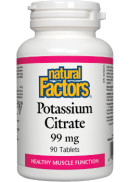 Natural Factors Potassium Citrate 99mg - 90 Tabs