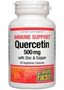 Natural Factors Quercetin 500mg With Zinc & Copper - 60 Caps