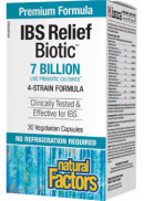 Natural Factors IBS Relief Biotic (7 Billion Active Cells) - 30 V-Caps