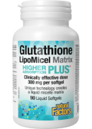 Natural Factors Glutathione Lipomicel Matrix 300mg - 90 Softgels