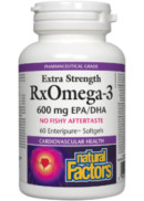 Natural Factors RxOmega-3 Factors Extra Strength - 60 Softgels