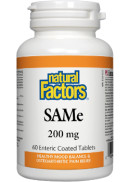 Natural Factors Sam-E 200mg - 60 Tabs