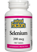 Natural Factors Selenium 200mcg - 180 Tabs