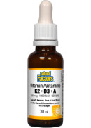 Natural Factors Vitamin K2 + D3 + A - 30ml