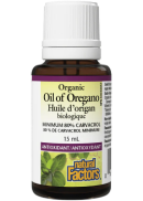 Natural Factors Organic Oil Of Oregano - 15ml