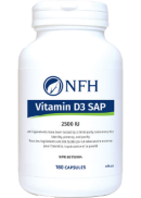 NFH Vitamin D3 SAP 2500iu - 180 Caps