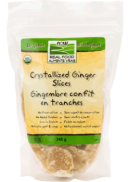 Now Ginger Slices (Crystallized, Organic) - 340g