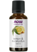 Now Essential Oils Lemon & Eucalyptus Oil Blend - 30ml