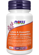 Now Lutein 25mg And Zeaxanthin 5mg - 60 Softgels